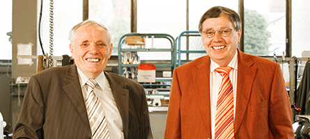 Geschäftsführer Siegfried und Hartmut Hänchen führen zusammen die Geschäfte.