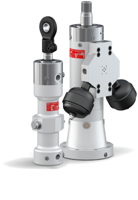 Image of hydraulic cylinders series 300 and 320 cylinders for highly dynamic applications in the industrial and testing sectors