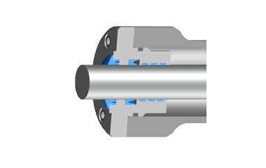 Das Führungssystem im Verschluss PTFE-Führungsbänder