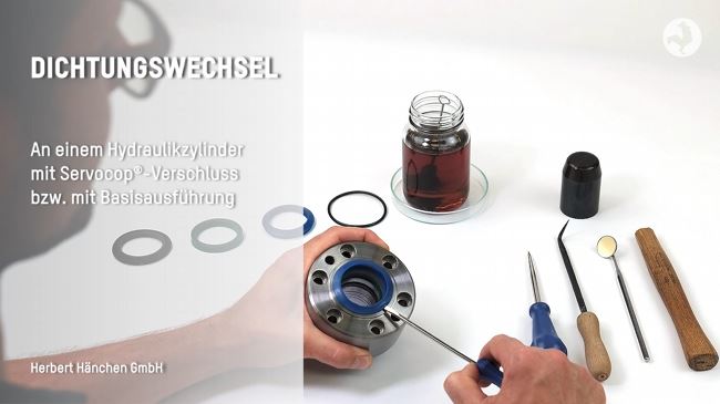 Dichtungswechsel Servocop ® Dichtungssystem Verschluss